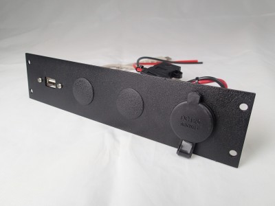 Lighter Plug Outlet W/ 1 USB Cut Outs