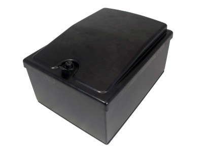 Small Motorcycle Box With Hinged Lid