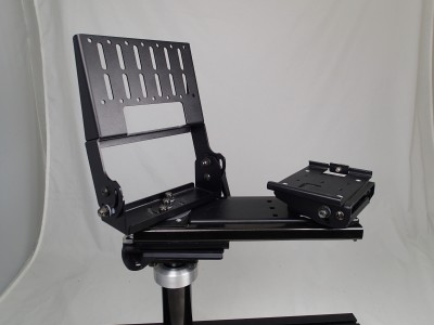 Heavy duty computer monitor / keyboard mount and motion device