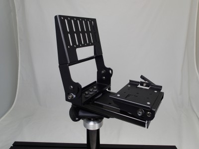 Heavy duty computer monitor / keyboard mount and motion 