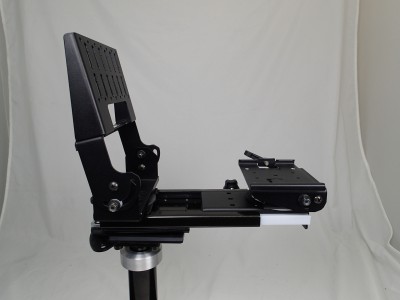Heavy duty computer monitor / keyboard mount and motion 