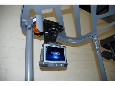 Forklift Fixed Overhead Mounting Package for Convertible Laptop or Tablet