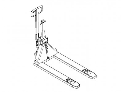 Crown Pallet Jack Pole Mount for Convertible Laptop or Tablet