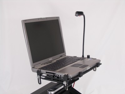 Gooseneck LED Map Light With On/Off/On Switch And Top Mounting Bracket