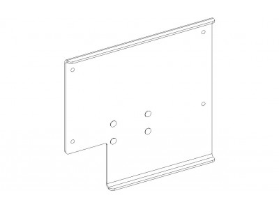 Monitor Adapter Plate Assembly, Rockwell Collins MFD