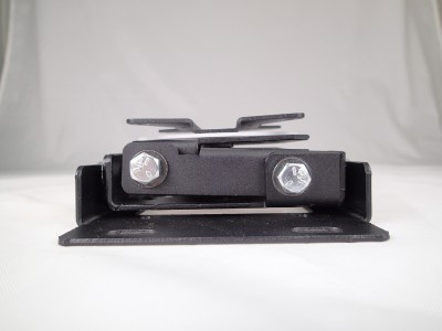 Unique universal retrofit motion device provides generous tilt in four (4) directions plus 90? rotation for the standard DMM motion device, for increased travel and motion