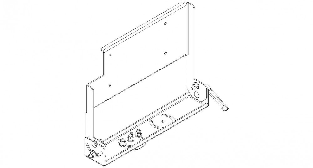 CMMPMATRIX TCB Monitor Mounting Plate by Havis LTronDirect