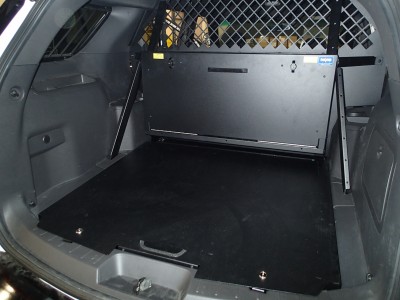 Storage box option to provide mounting of C-SBX-101 Universal Storage box in 2013-2016 Ford Interceptor Utility