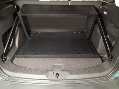 Storage box option to provide mounting of C-SBX-101 Universal Storage box in 2013-2016 Ford Escape