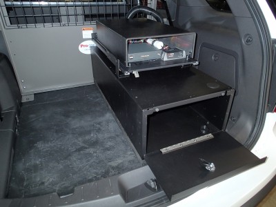 Universal Storage Box with hinged end door for Utility Vehicles