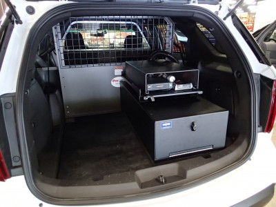 Universal Storage Box with hinged end door for Utility Vehicles