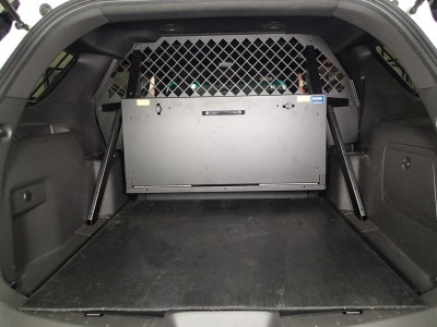 Rear upper partition option fits behind seat in 2013-2016 Interceptor Utility Vehicle