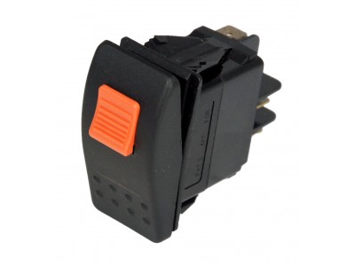 Switch Black Paddle Type Rocker W/Lock Tab