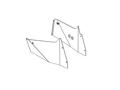 Wiring Cover Panel for C-VS-0800-INUT-1 & C-VS-0812-INUT-1 Ford Interceptor consoles