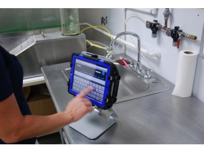 Desktop Stand for Tablet Docking Stations and Universal Trays