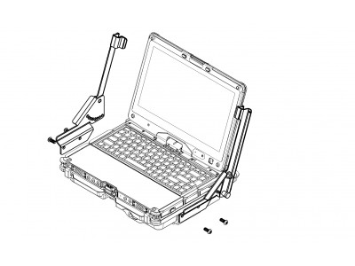 Laptop Screen Support For DS-GTC-300 Series Docking Stations (Right Side Mount)