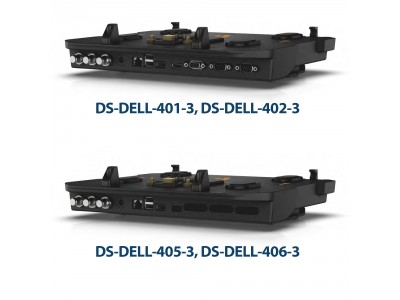 Docking Station with Triple Pass-through Antenna for Dell's Latitude 14 Rugged and Latitude 12 & 14 Rugged Extreme Notebooks Basic Port Replication)