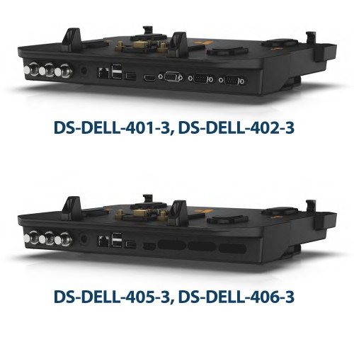 Havis DS-DELL-400 Series Triple Gain Docking Station For Dell Rugged Latitude – Pre-Owned Good Condition