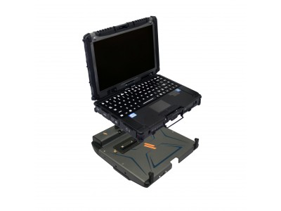 Docking Station for Getac V100 and V200 Fully Rugged Convertible Notebooks with Power Supply
