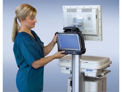 Toughbook Certified Docking Station for Panasonic Toughpad FZ-G1 tablets with Power Supply and Dual Pass-through Antenna