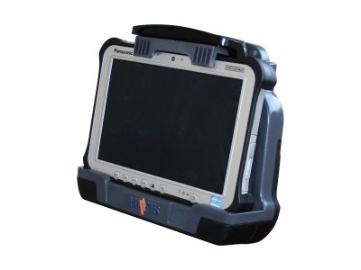 Toughbook Certified Docking Station for Panasonic Toughpad FZ-G1 tablets with Power Supply and Dual Pass-through Antenna