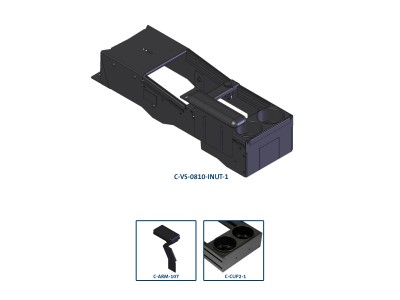 Integrated Control System Low Profile Mounting Package for Ford Police Interceptor Utility