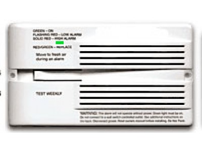 K9 Transport Heat Alarm Unit Option, Carbon Monoxide Detector