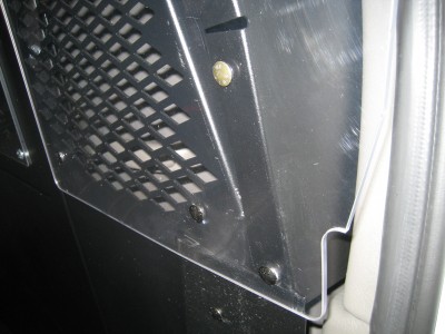 Front Partition With Emergency Exit Hatch For Chevrolet Vans With Sliding Door