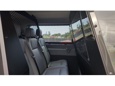 Front partition filler panel mounting kit for 2015 -2016 Ford Transit window van with low roof and side swing out or sliding doors 