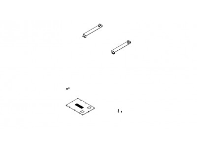 Middle partition filler panel mounting kit for 2015 -2016 Ford Transit window van with low roof and side swing out or sliding doors