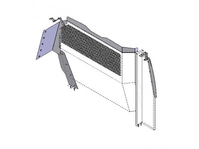 1997-2013 Ford E-Series Middle Partition Filler Panel Kit