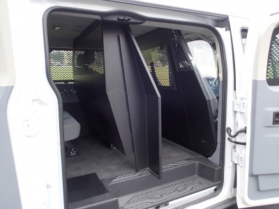 Middle partition for 2015 -2016 Ford Transit window van with low roof and side swing out or sliding doors