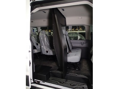 Middle partition for 2015 -2016 Ford Transit window van with medium roof and side sliding door