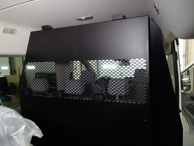 Middle partition for 2015 -2016 Ford Transit window van with medium roof and side sliding door