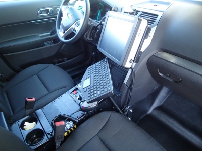 Flex Arm package including flex arm and mount for 2013-2016 Ford Interceptor Utility and Retail Explorer