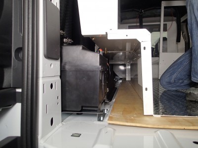 Ford Transit Prisoner Transport HVAC Option with OEM AC Prep Package