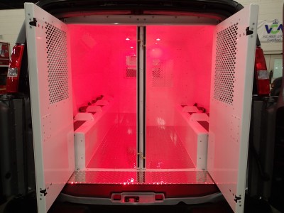 Prisoner Transport Optional LED Dome Light used in Prisoner Transport inserts