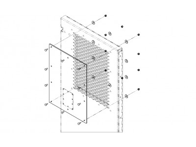 Clear Polycarbonate Prisoner Transport door window cover option