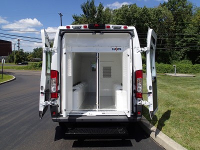 Prisoner Transport Insert For 2014-2016 Dodge Ram ProMaster high roof long length 159