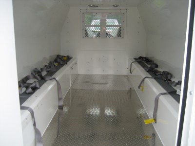 Prisoner Transport Insert For 1997-2014 Ford E-Series extended length 138