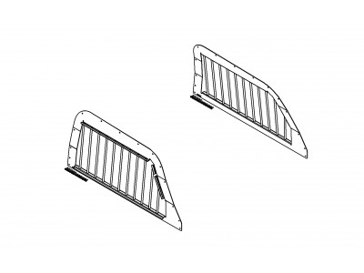 2013-2016 Ford Interceptor Utility Interior Window Bars