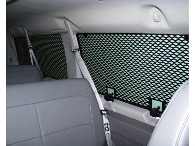 1994-2014 Ford E-Series Extended Length Van With Swing Out Side Doors Interior Window Guard Kit For 9 Windows