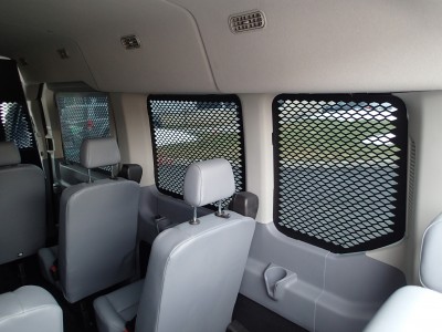 2015 - 2016 Ford Transit window van (wagon) with Medium roof, long length 148 inch wheel base and sliding door on passenger side