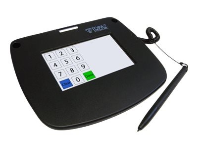 Topaz SigLiteColor 4.3 Signature Terminal W/ LCD Display